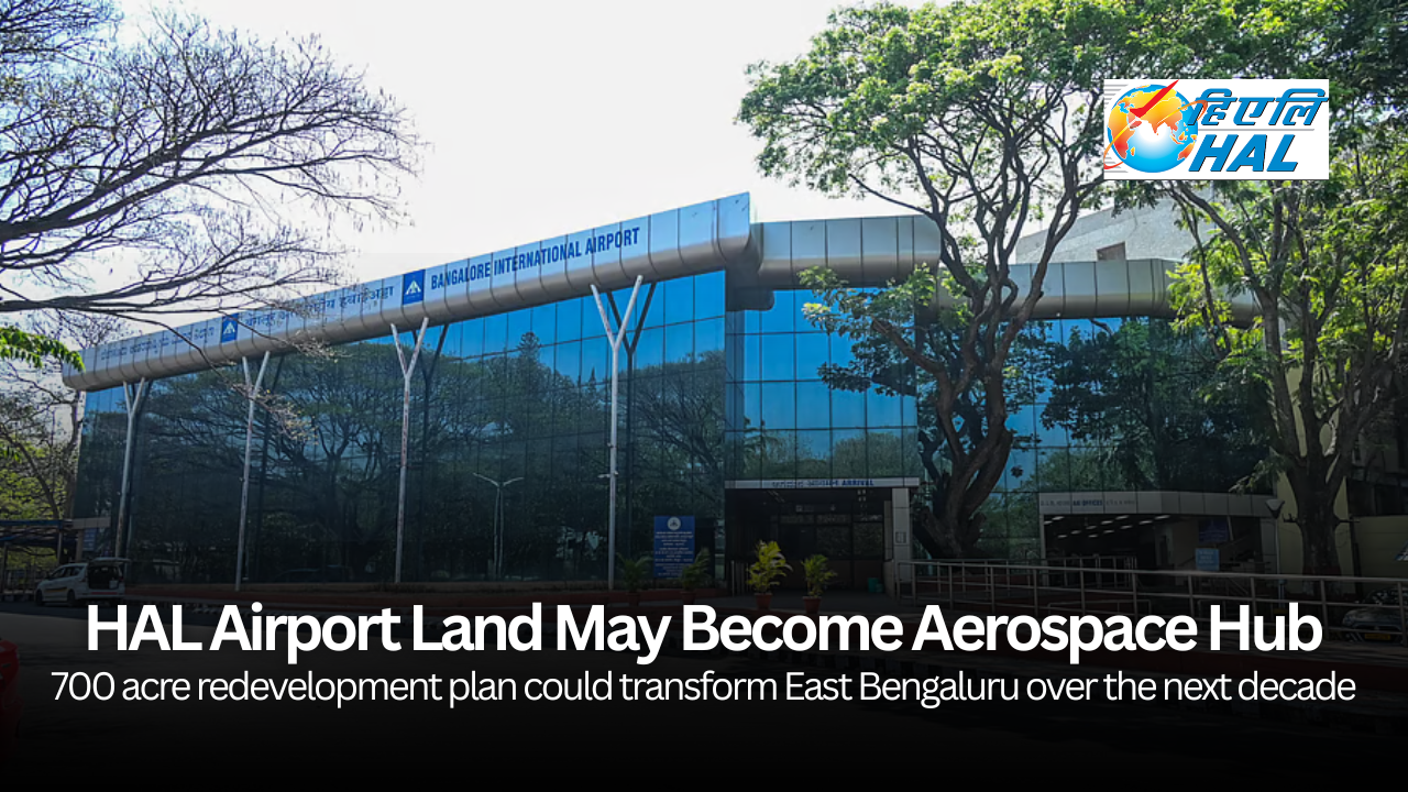 Bengaluru Plans to Transform 700 Acre HAL Airport Land into a Global Aerospace Hub Within 10 Years