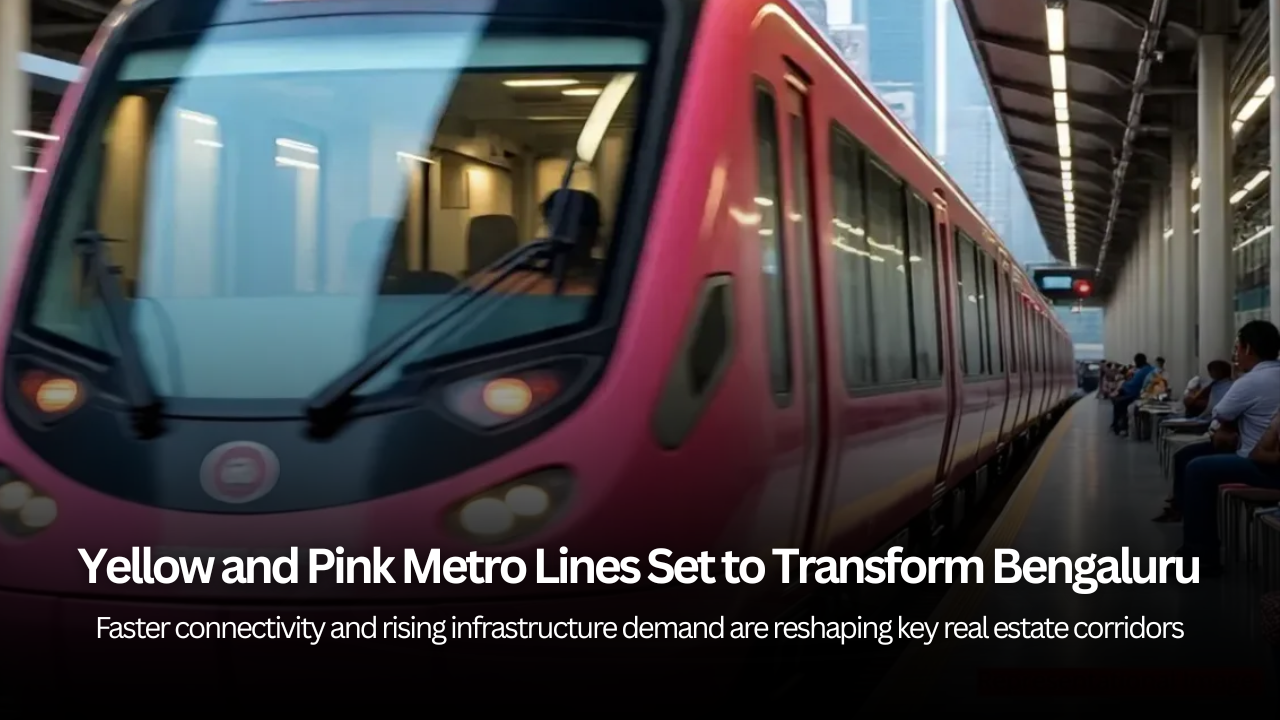 Bengaluru Yellow and Pink Metro Lines Expected to Transform Real Estate and Connectivity Across Key Growth Corridors