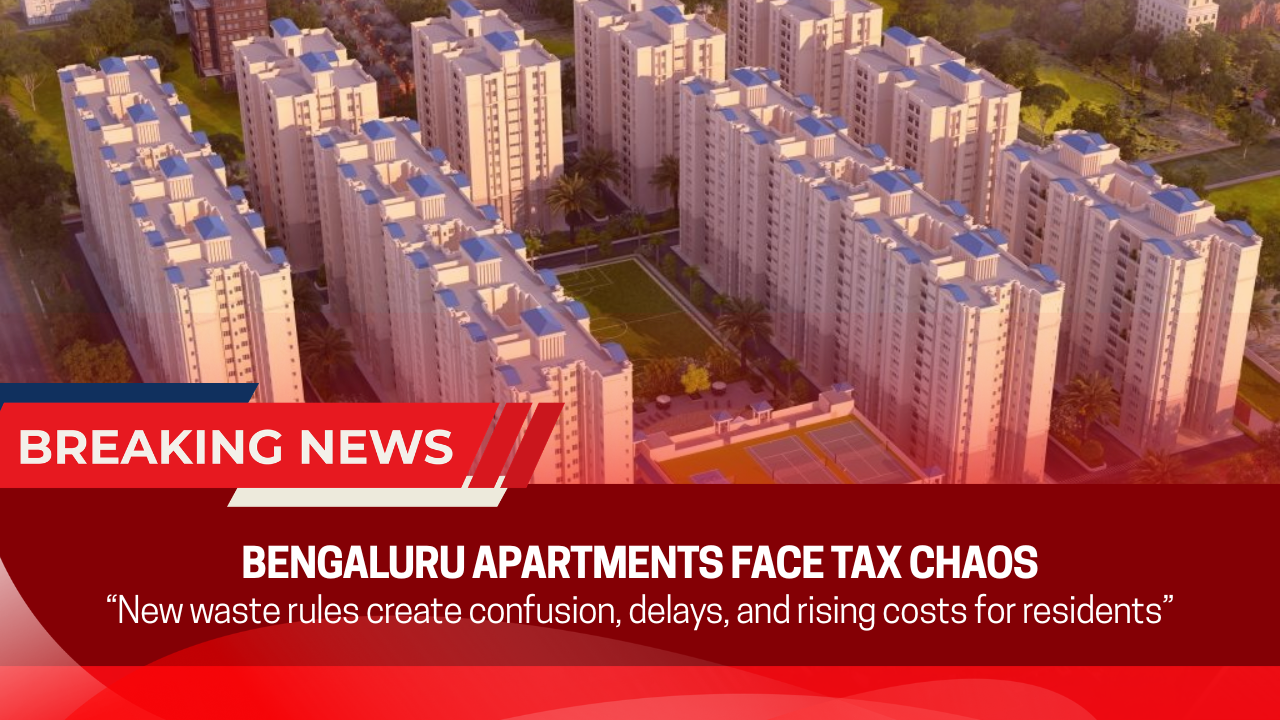 Bulk Waste Charge Confusion Stalls Bengaluru Apartment Property Tax Payments: Residents Struggle with New Rules and Rising Costs