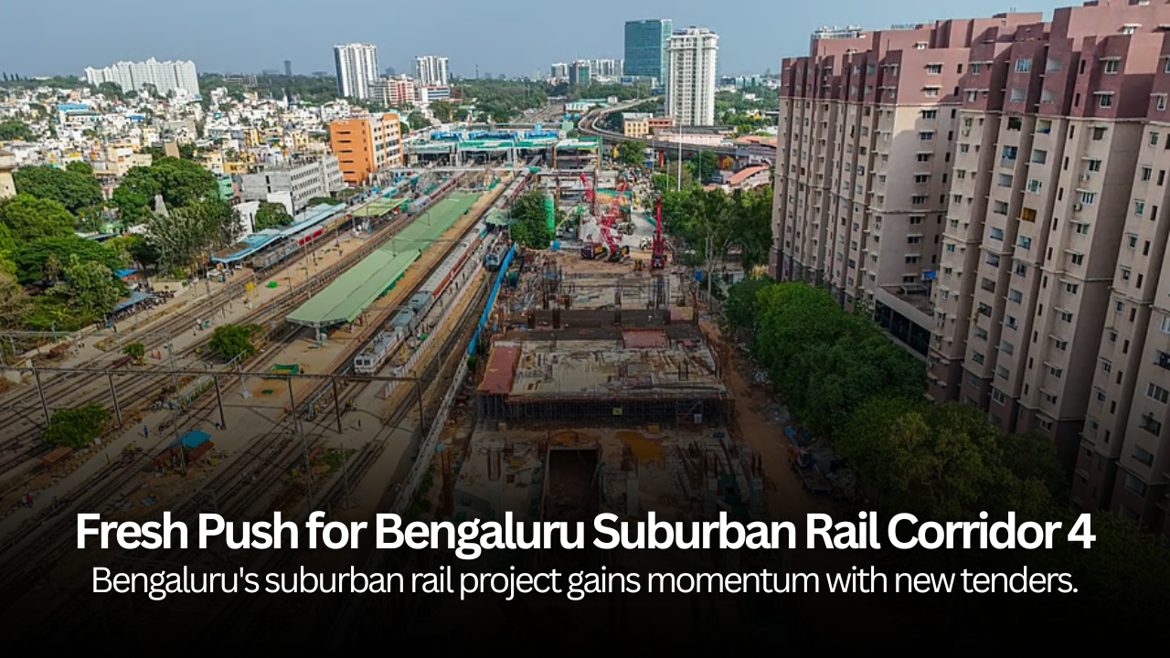 Fresh Tenders for Bengaluru Suburban Rail Corridor 4 Signal Renewed Push for City Connectivity