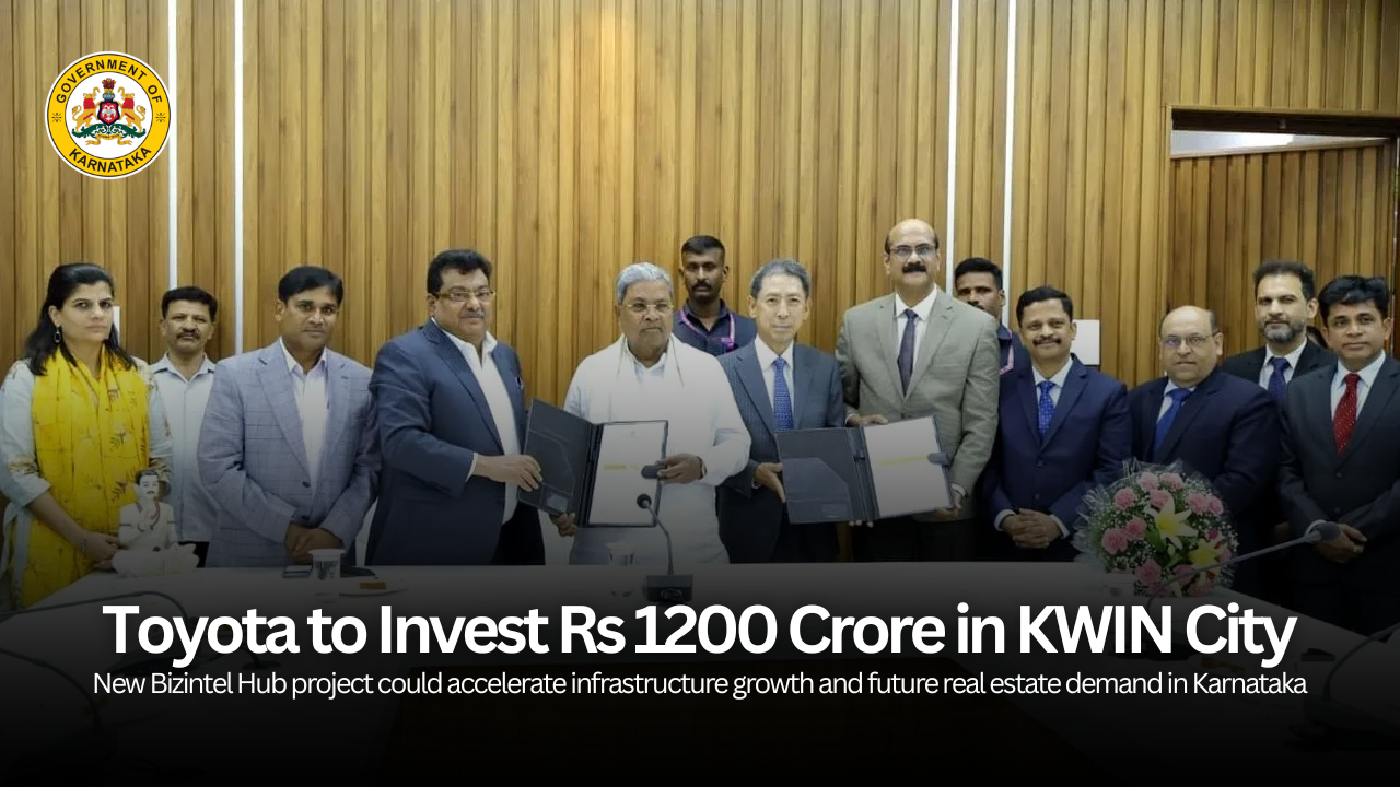 Toyota Bizintel Hub to Be Developed in KWIN City with Rs 1200 Crore Investment Boosting Karnataka Growth