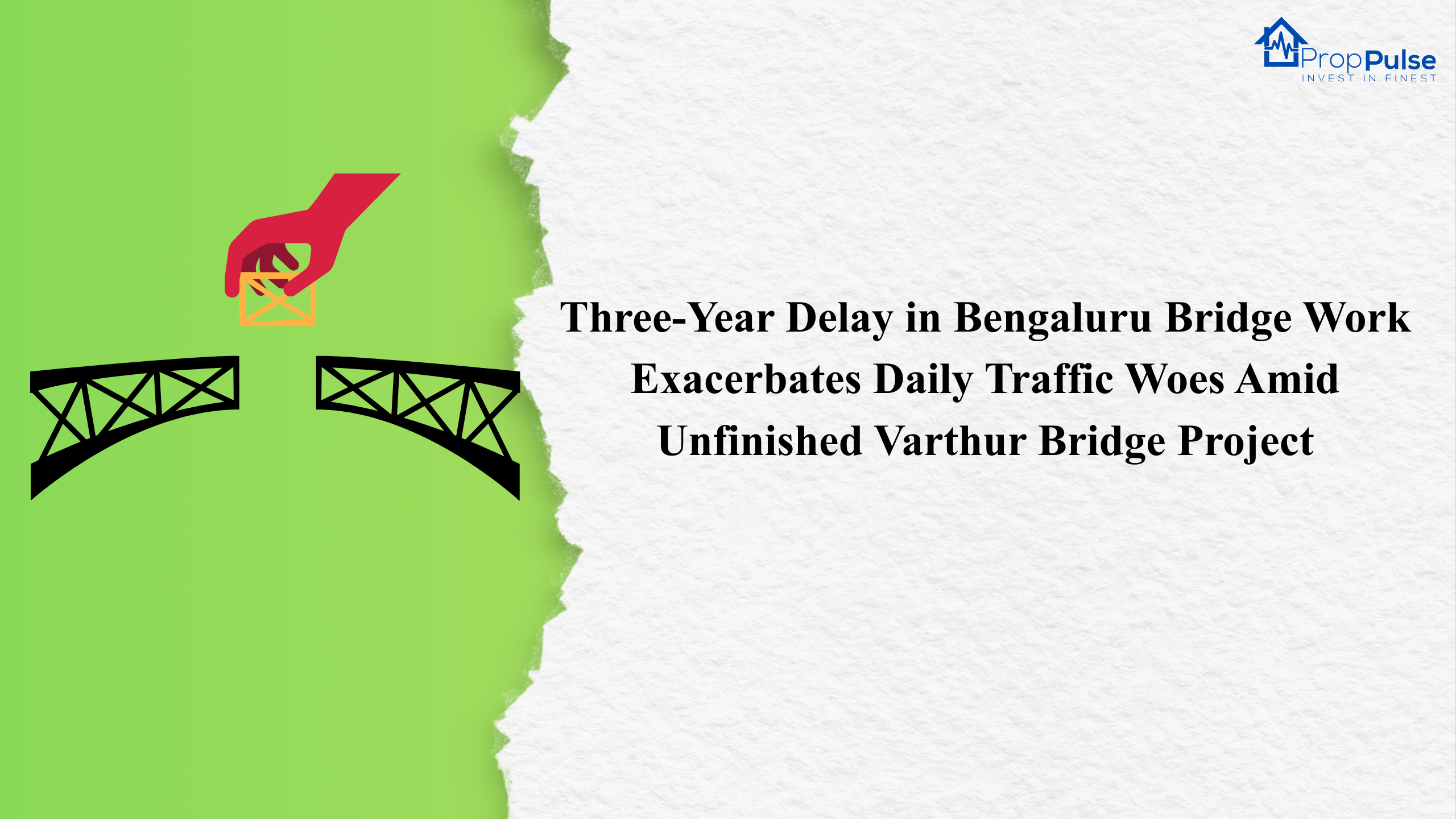 Three-Year Delay in Bengaluru Bridge Work Exacerbates Daily Traffic Woes Amid Unfinished Varthur Bridge Project