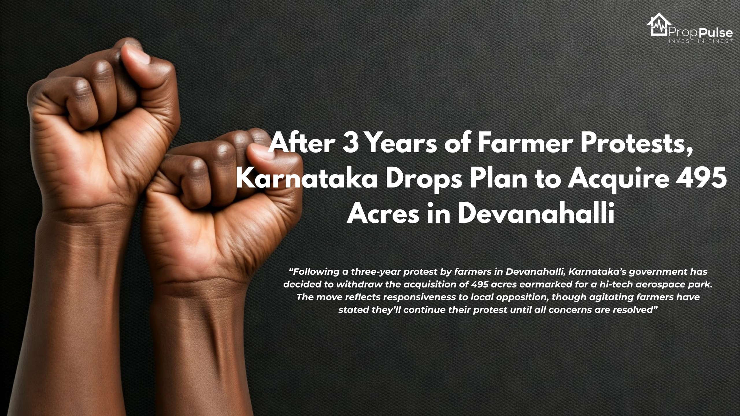 After 3 Years of Farmer Protests, Karnataka Drops Plan to Acquire 495 Acres in Devanahalli
